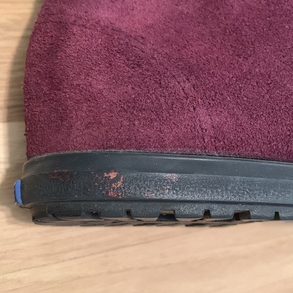 Vintage Keds Suede Leather Lace-Up Burgundy Chukka Ankle Booties Women’s 8.5 - Picture 6 of 12